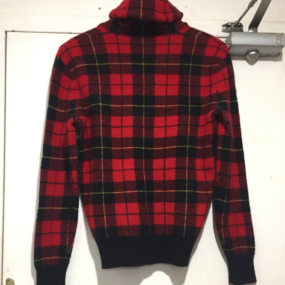POLO RALPH LAUREN SCOTTISH WOOL PLAID SWEATERS SIZE XS - Picture 3 of 11